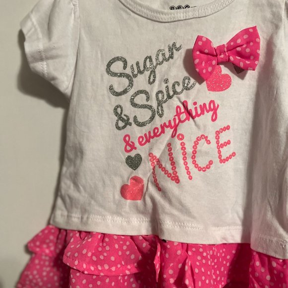 LOT 3 BABY GIRL OUTFITS SIZE 12 MO - Picture 3 of 6